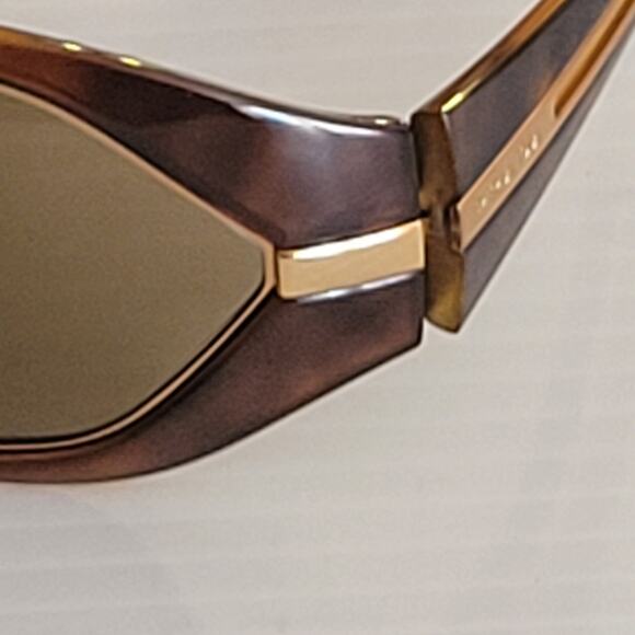 PRADA SPR09H 2AU-2P1 110 Brown Tortoise Sunglasses Frames Italy with case - Picture 12 of 14